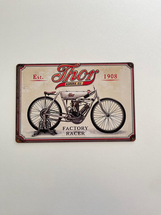 PLAQUE MÉTAL THOR 30X20 CM - PLAQUE DECORATIVE - MUZZANO