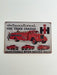 PLAQUE MÉTAL TRUCK FIRE 30X20 CM - PLAQUE DECORATIVE - MUZZANO