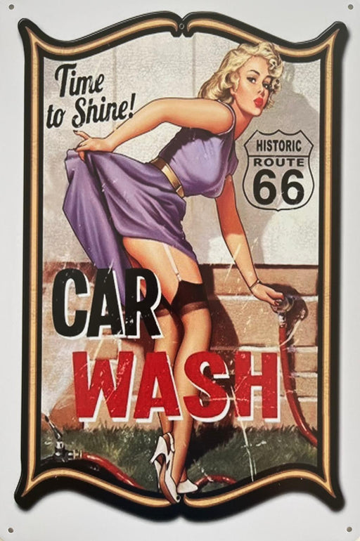 PLAQUE MÉTAL WASH 30X20 CM - PLAQUE DECORATIVE - MUZZANO