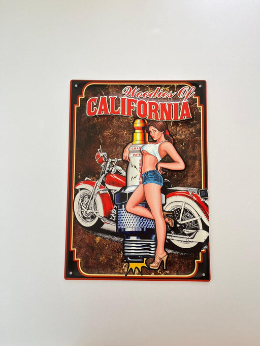 PLAQUE MÉTAL WOODIES 30X40 CM - PLAQUE DECORATIVE - MUZZANO