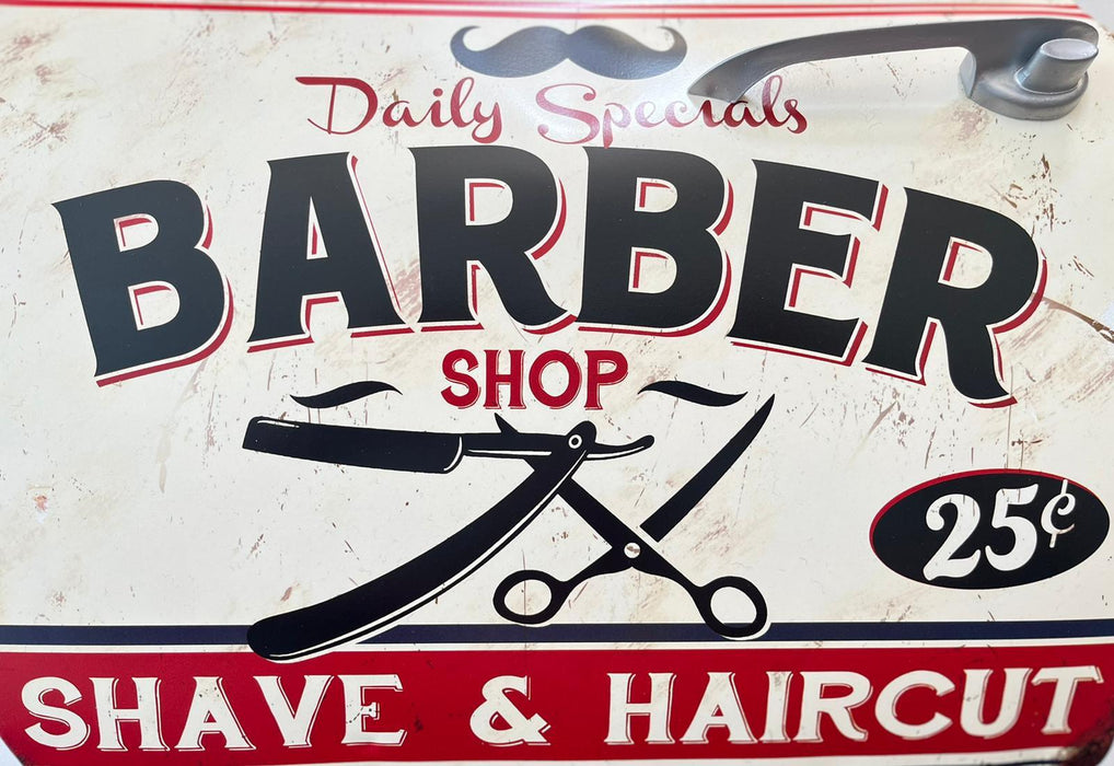 PORTIÈRE MÉTAL BARBER H.50CM - PORTIÈRE DECORATIVE - MUZZANO