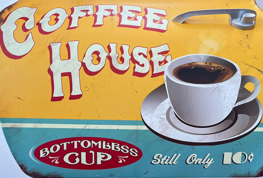PORTIÈRE MÉTAL COFFEE HOUSE H.50CM - PORTIÈRE DECORATIVE - MUZZANO