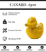 Sculpture Canard Resine 65cm Statue - Jaune - MUZZANO