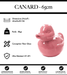 Sculpture Canard Resine 65cm Statue - Rose Pâle - MUZZANO