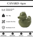 Sculpture Canard Resine 65cm Statue - Vert Kaki - MUZZANO