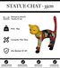 Sculpture Chat Resine 35cm Statue - ATYPIQUE - MUZZANO