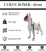 Sculpture Chien Boxer Resine XXL 180cm Statue - White Trash - MUZZANO