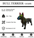 Sculpture Chien Bull Terrier Resine 110cm Statue - Black Trash - MUZZANO