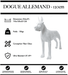 Sculpture Chien Dogue Allemand Resine 120cm Statue - BLANC - MUZZANO