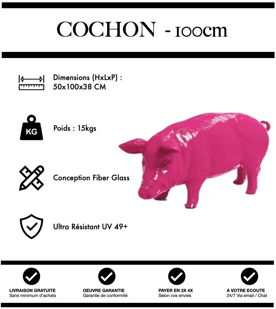 Cochon 100 cm