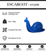 Sculpture Escargot Resine 100cm Statue - Bleu - MUZZANO