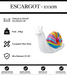 Sculpture Escargot Resine 100cm Statue - Multicolore - MUZZANO