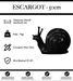 Sculpture Escargot Resine 50cm Statue - Noir - MUZZANO