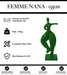 Sculpture Femme Nana Resine 135cm Statue - Vert - MUZZANO
