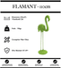 Sculpture Flamant Rose Resine 110cm Statue - VERT - MUZZANO