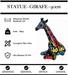 Sculpture Girafe Resine 90cm Assise Statue - Tag - MUZZANO
