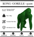 Sculpture Gorille Resine 130cm Poing Réaliste Statue - VERT - MUZZANO