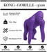 Sculpture Gorille Resine 130cm Poing Réaliste Statue - VIOLET - MUZZANO