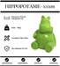 Sculpture Hippopotame Resine 100cm Statue - VERT - MUZZANO
