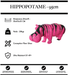 Sculpture Hippopotame Resine 95cm Statue - Pink Trash - MUZZANO