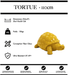 Sculpture Tortue Resine 110cm Statue - JAUNE - MUZZANO