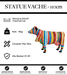 Sculpture Vache Resine 110cm Statue - Multicolore - MUZZANO