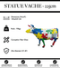 Sculpture Vache Resine XXL Réaliste 225cm Statue - Puzzle Puzzle - MUZZANO