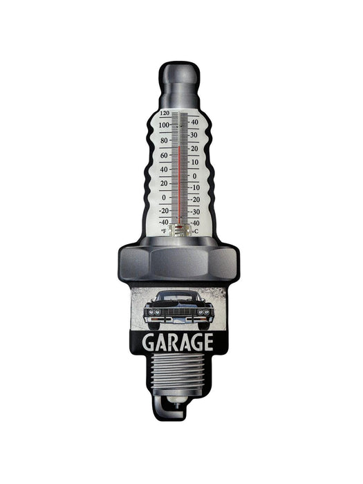 THERMOMETRE MÉTAL FACE 45X15 CM - THERMOMETRE DECORATIVE - MUZZANO