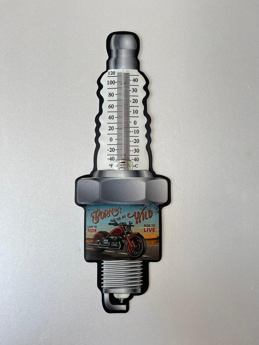 THERMOMETRE MÉTAL LIVE 45X15 CM - THERMOMETRE DECORATIVE - MUZZANO